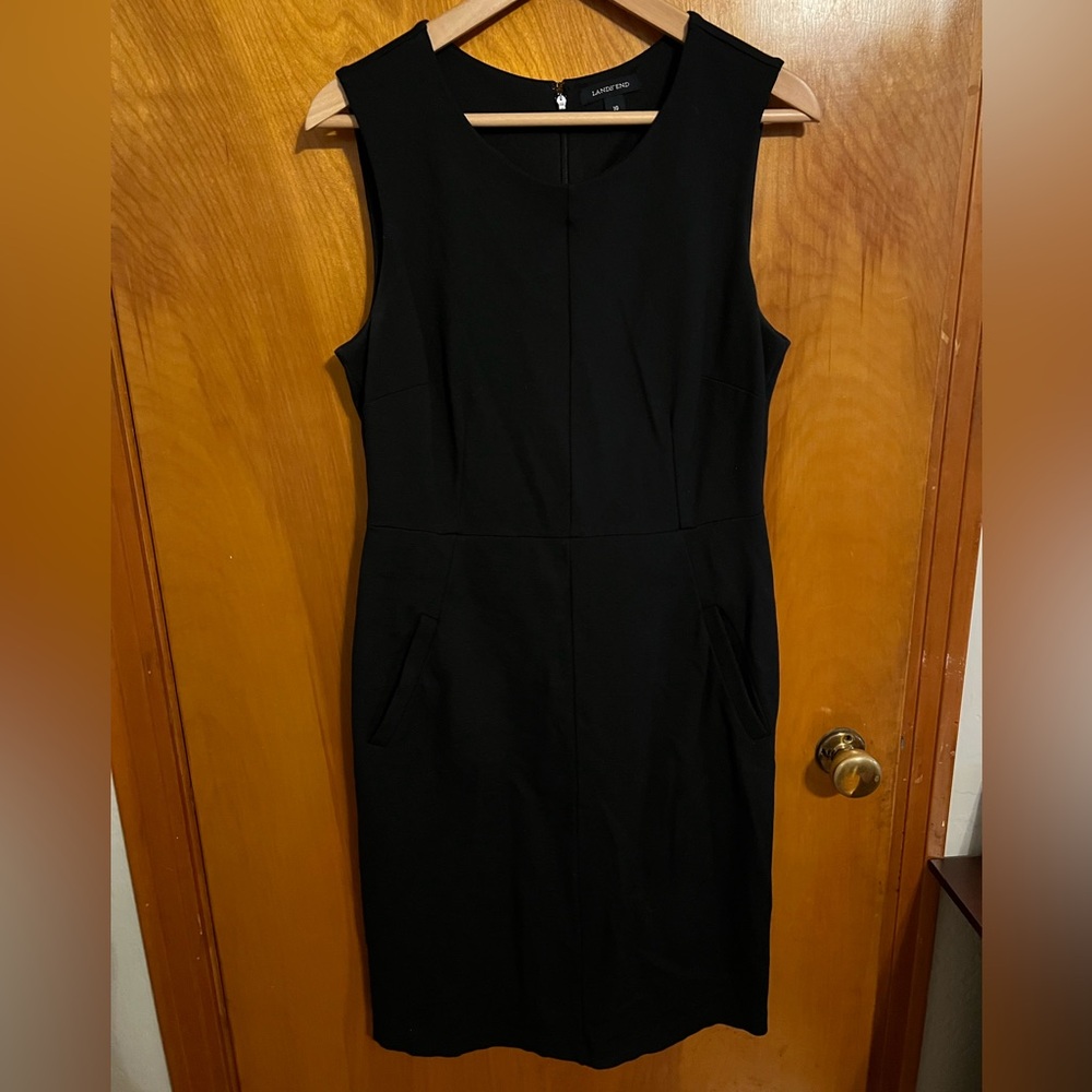 Lands’ End Women’s Black Dress